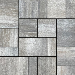 Semmelrock térkő Citytop+ kombi grafit-terra 6cm 