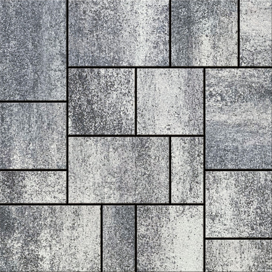 Semmelrock térkő Citytop Kombi stracciatella 6 cm