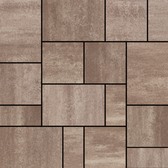 Semmelrock térkő Citytop Kombi caffe latte 6 cm