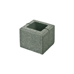 Semmelrock félkő Rivago középszürke 20x20x16 cm