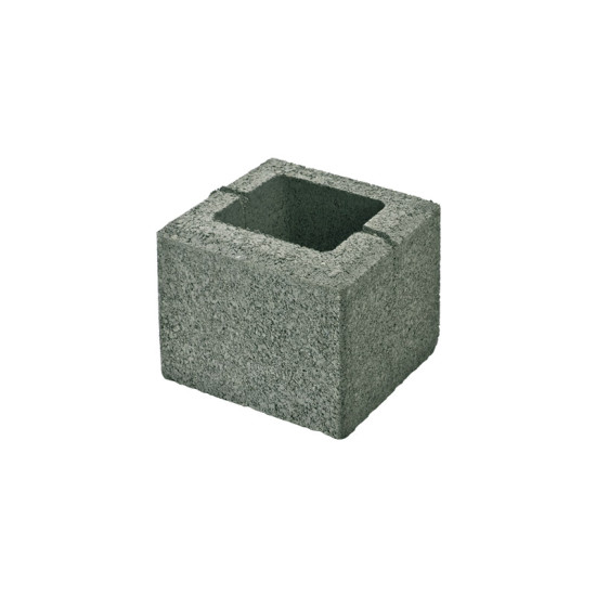 Semmelrock félkő Rivago középszürke 20x20x16 cm