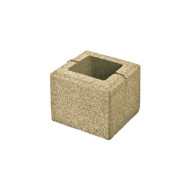 Semmelrock félkő Rivago világos beige 20x20x16 cm