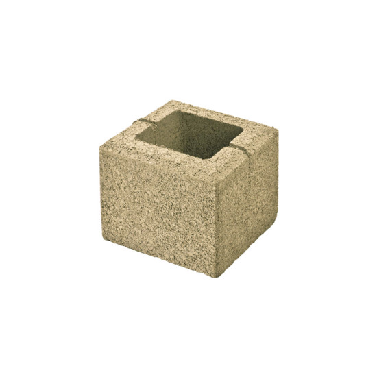 Semmelrock félkő Rivago világos beige 20x20x16 cm