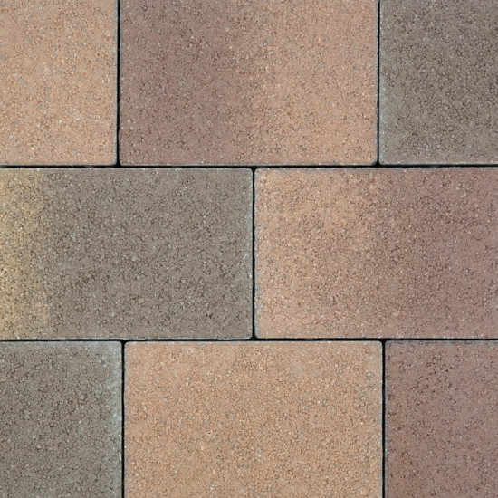 Semmelrock térkő Citytop Smart barna mix 20x13,3x5 cm