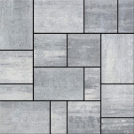 Semmelrock térkő Citytop+ kombi szürke-fehér 6cm 