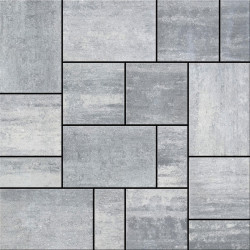 Semmelrock térkő Citytop+ kombi szürke-fehér 6cm 