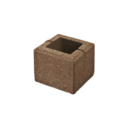 Semmelrock félkő Rivago mokka 20x20x16 cm