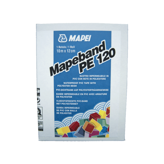 Mapei MAPEBAND PE120 PVC hajlaterősítő szalag 50m