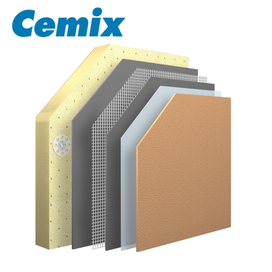 Cemix grafitos EPS hőszigetelő rendszer