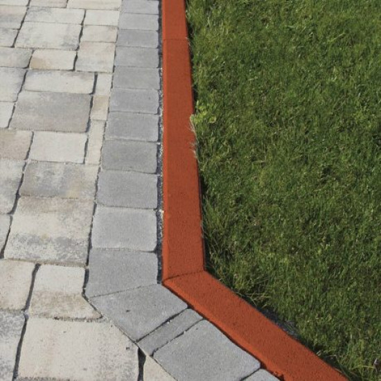 Semmelrock kerti szegély vörös 100x20x5 cm