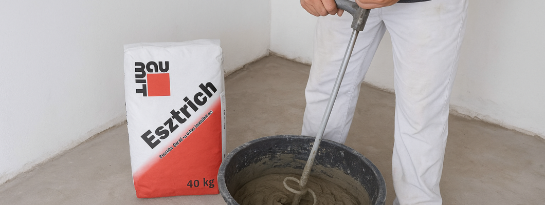 Így készíts profi aljzatot otthon a Baumit Esztrich segítségével