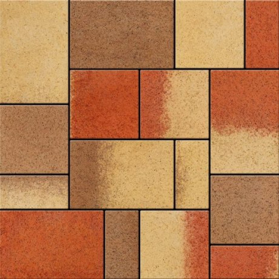 Semmelrock térkő Citytop Kombi őszilomb 6 cm