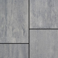 Semmelrock térkő Citytop Grande Kombi grafit-ezüst 6 cm 