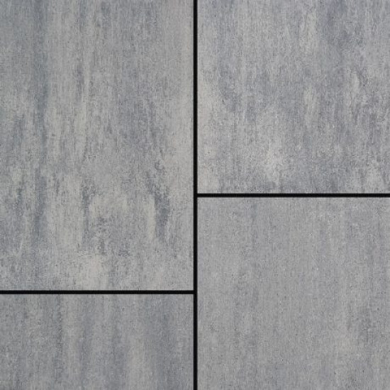 Semmelrock térkő Citytop Grande Kombi grafit-ezüst 6 cm