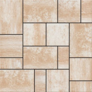 Semmelrock térkő Citytop+ kombi barna-fehér 6 cm