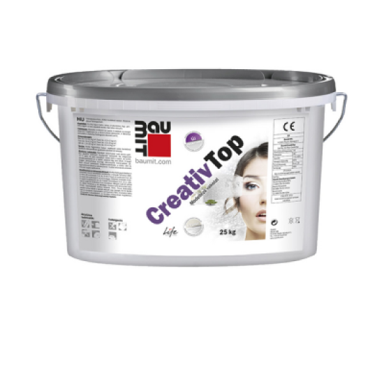 Baumit CreativTop Max fehér modellező vakolat 4mm 25kg