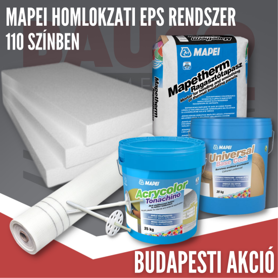 Mapei Homlokzati EPS rendszer 110 színben