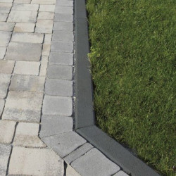 Semmelrock kerti szegély antracit 100x20x5 cm