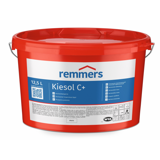Remmers Kiesol C+ szilánalapú krém vízszintes vízszigeteléshez a felszálló falnedvességgel szemben 5l