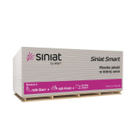 Siniat Normál hajlítható gipszkarton lap 6x1200x2600 mm