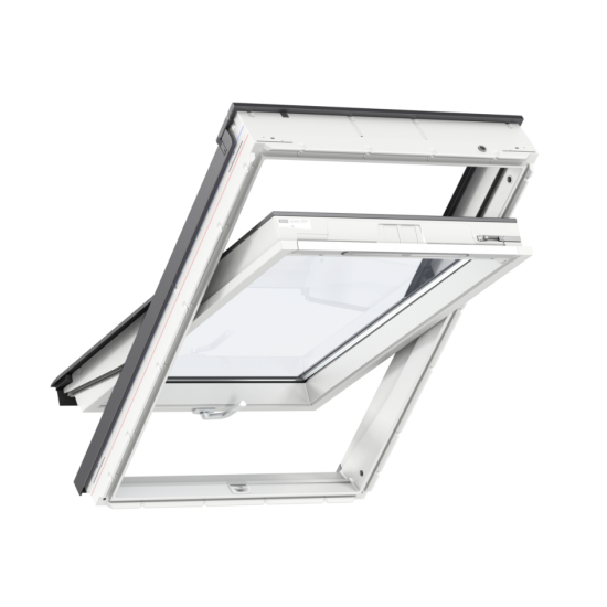 Velux Standard műanyag bevonatú billenő tetőtéri ablak, felső kilincs 78x98m