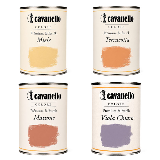 Cavanello Colore prémium mosásálló diszperziós beltéri falfesték – III. színcsoport 5L